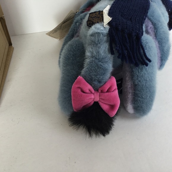 Boyds Collection Pooh Bears Winter Holiday Eeyore with Christmas Ornament - Picture 6 of 16